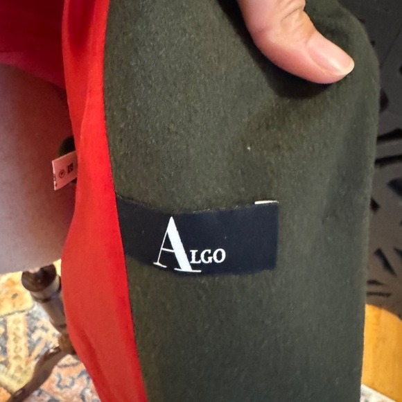 Algo | Green and Red Plaid Cashmere Blazer - Picture 10 of 11